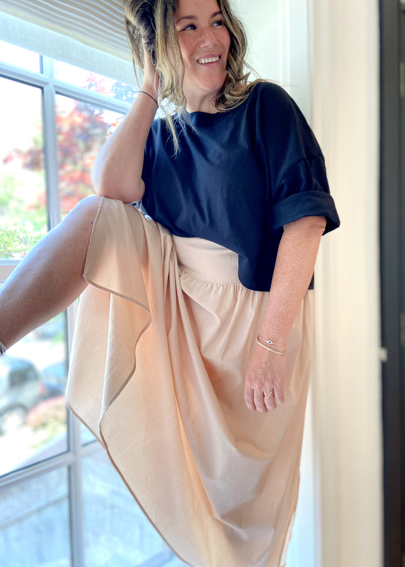 Bis Skirt - Sand - The Frock NYC