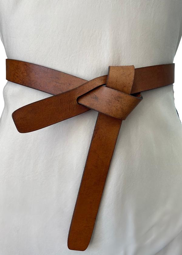 Lasso Belt - Luggage Brown - The Frock NYC